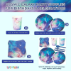 168 Pieces Galaxy Party Supplies with Paper Plates, Napkins, Cups, and Cutlery for Outer Space Birthday Party Decorations (Serves 24)