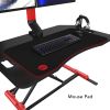 Gaming Riser, Height Adjustable, Squeeze Handle, Headset Hook, Dual USB Ports.