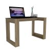 Lacey Rectangle Computer Desk Smokey Oak