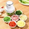 1pc Household Small Electric Garlic Masher; Garlic Chopper; Wireless Vegetable Mincer; Portable Mini Food Processor; Kitchen Gadgets